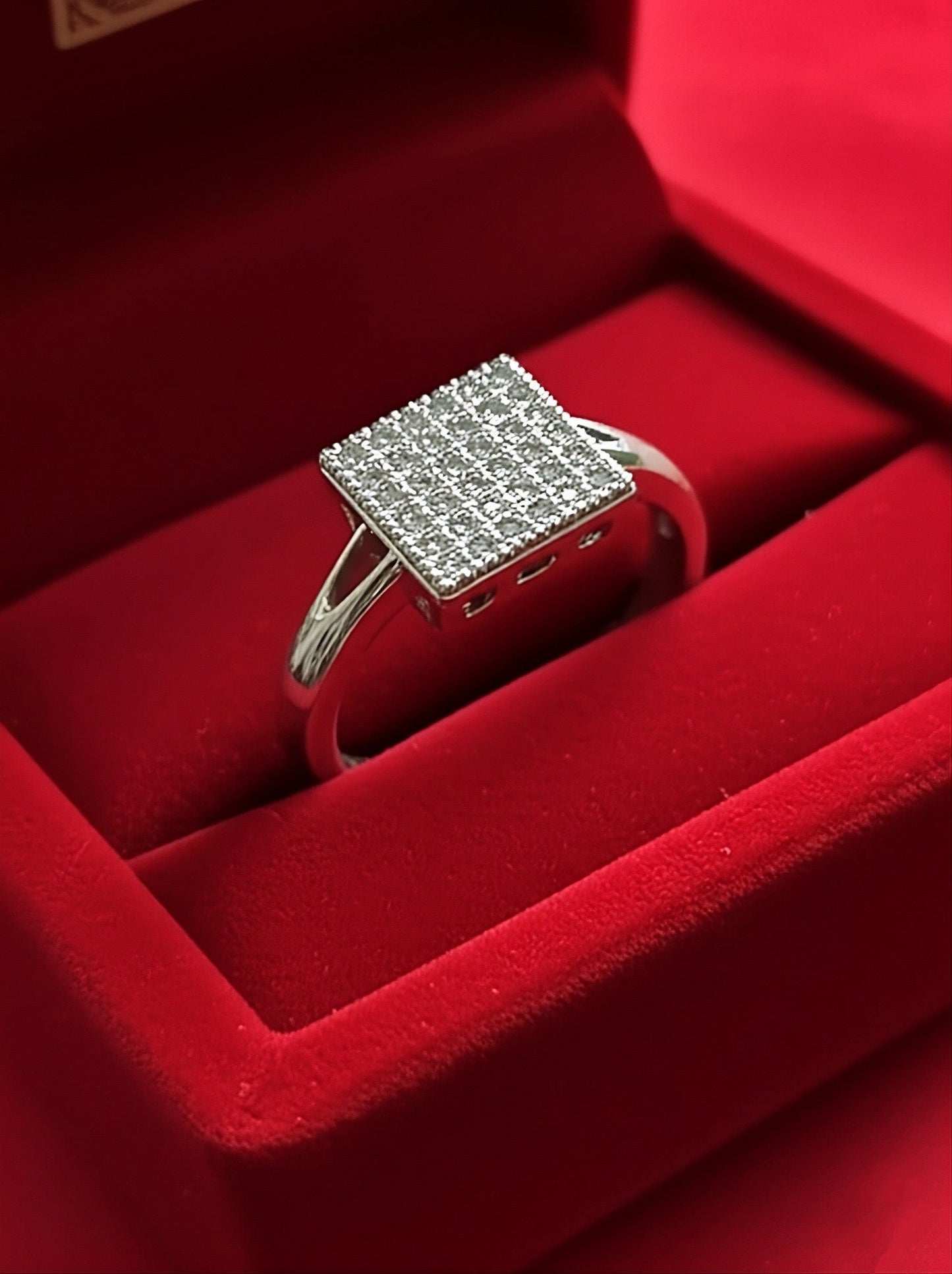 Sparkling Radiant Shaped Ring