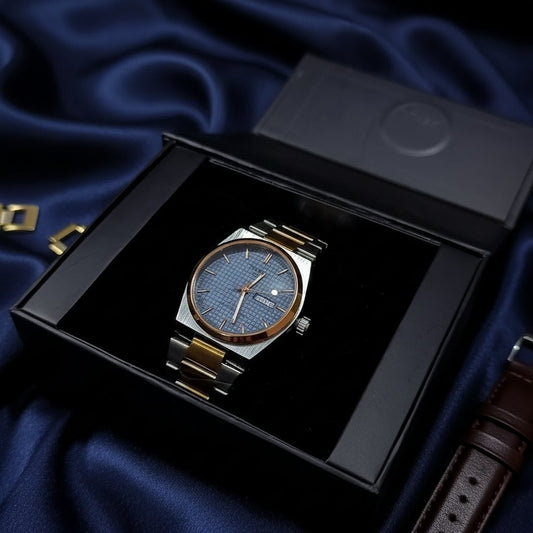 Tissot PRX 1853 Day & Date Steel Chain Watch – Swiss Design