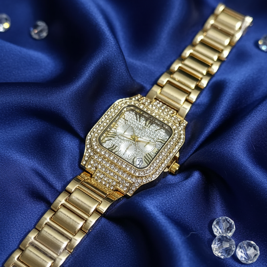 Mariga Carter Iced Out Diamond Women’s Watch – Full Crystal Luxury Edition